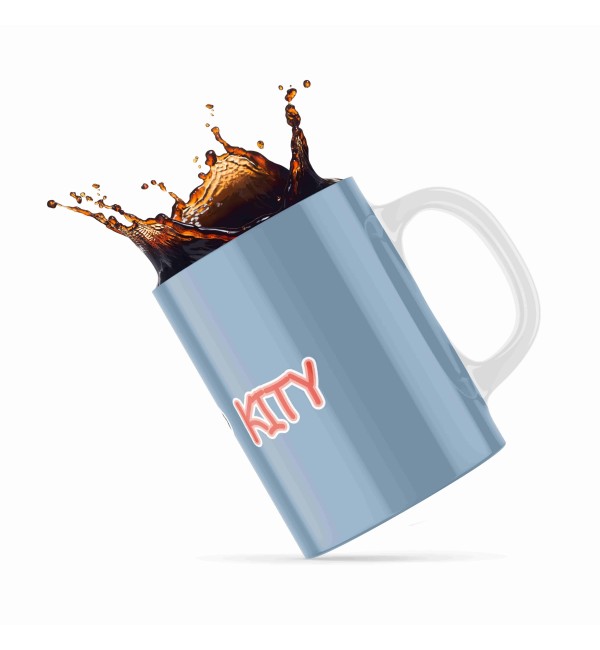 Κεραμική κούπα 330ml Christmas Pet my cat blue