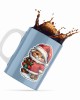 Κεραμική κούπα 330ml Christmas Pet my cat blue