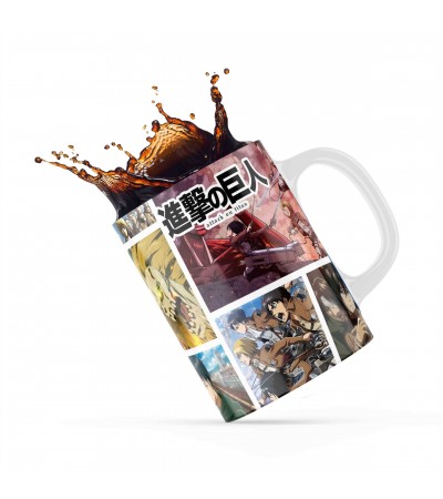 Κεραμική κούπα 330ml δώρο για ΄λάτρεις των Anime Attack On Titans Κεραμική κούπα 330ml δώρο για ΄λάτρεις των Anime Attack On Titans