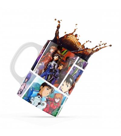Κεραμική κούπα 330ml δώρο για ΄λάτρεις των Anime Envangelion Κεραμική κούπα 330ml δώρο για ΄λάτρεις των Anime Envangelion