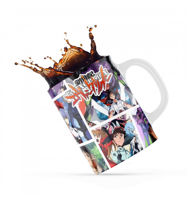 Κεραμική κούπα 330ml δώρο για ΄λάτρεις των Anime Envangelion