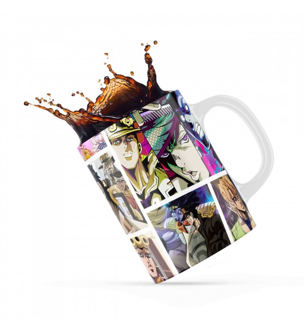 Κεραμική κούπα 330ml δώρο για ΄λάτρεις των Anime Jojos