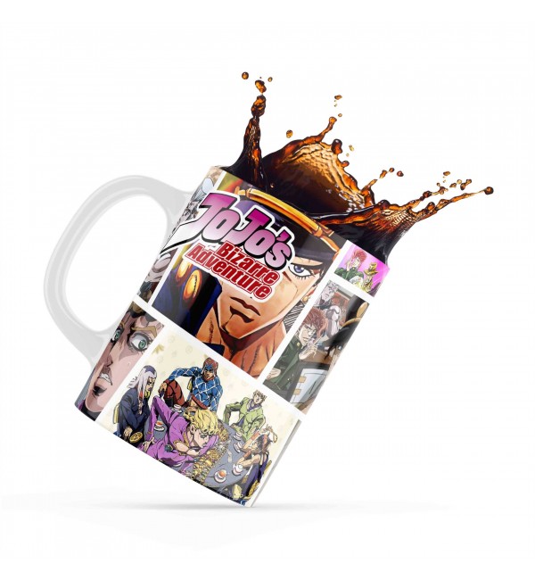 Κεραμική κούπα 330ml δώρο για ΄λάτρεις των Anime Jojos