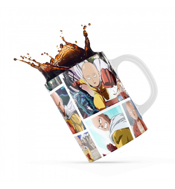 Κεραμική κούπα 330ml δώρο για ΄λάτρεις των Anime One Punch Man