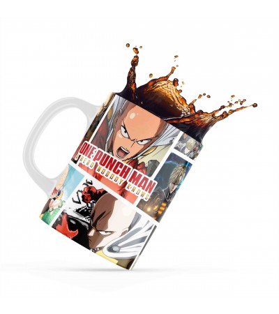Κεραμική κούπα 330ml δώρο για ΄λάτρεις των Anime One Punch Man Κεραμική κούπα 330ml δώρο για ΄λάτρεις των Anime One Punch Man