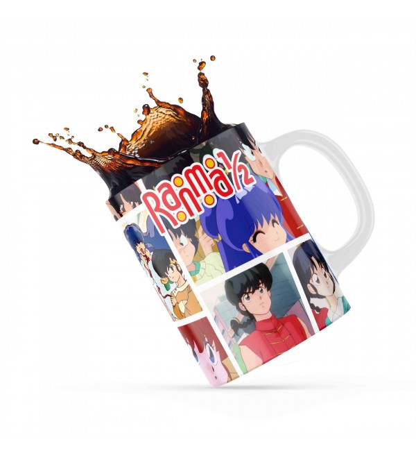 Κεραμική κούπα 330ml δώρο για ΄λάτρεις των Anime Ranma