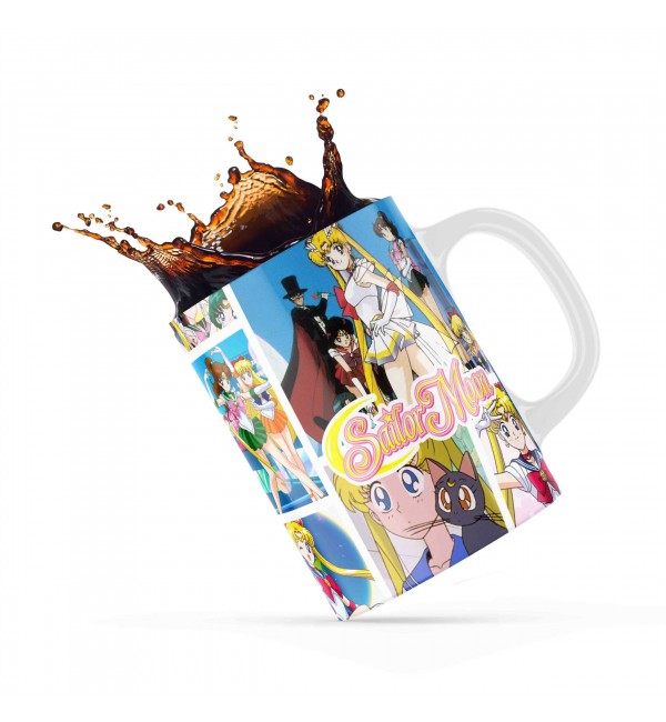 Κεραμική κούπα 330ml δώρο για ΄λάτρεις των Anime Sailor Moon