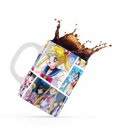 Κεραμική κούπα 330ml δώρο για ΄λάτρεις των Anime Sailor Moon Κεραμική κούπα 330ml δώρο για ΄λάτρεις των Anime Sailor Moon