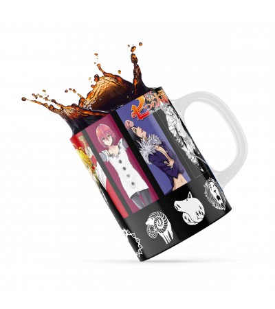 Κεραμική κούπα 330ml δώρο για ΄λάτρεις των Anime Seven Deadly Sins All Heros With Sins Κεραμική κούπα 330ml δώρο για ΄λάτρεις των Anime Seven Deadly Sins All Heros With Sins