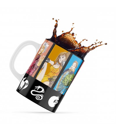 Κεραμική κούπα 330ml δώρο για ΄λάτρεις των Anime Seven Deadly Sins All Heros With Sins Κεραμική κούπα 330ml δώρο για ΄λάτρεις των Anime Seven Deadly Sins All Heros With Sins