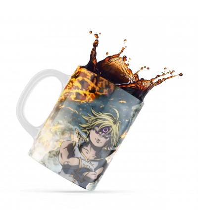 Κεραμική κούπα 330ml δώρο για ΄λάτρεις των Anime Seven Deadly Sins Hero Κεραμική κούπα 330ml δώρο για ΄λάτρεις των Anime Seven Deadly Sins Hero