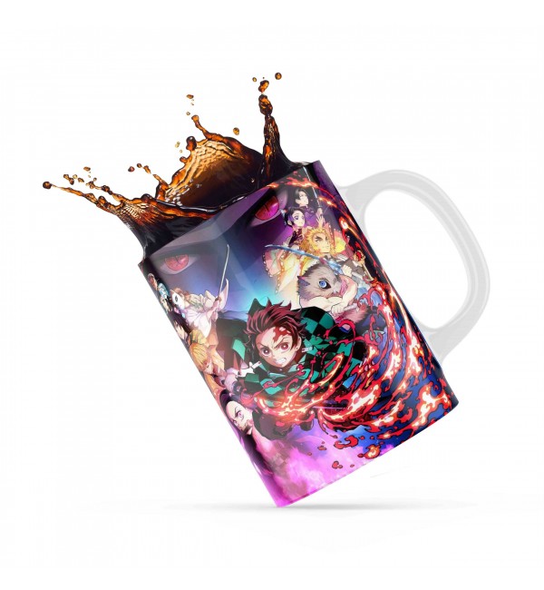 Κεραμική κούπα 330ml δώρο για ΄λάτρεις των Anime Demon Slayer Name