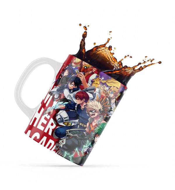 Κεραμική κούπα 330ml δώρο για ΄λάτρεις των Anime My Hero Academia