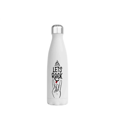 Μεταλλικό Μπουκάλι 750ml Lets Rock