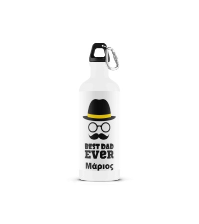 Μεταλλικό Μπουκάλι 500ml Mustache