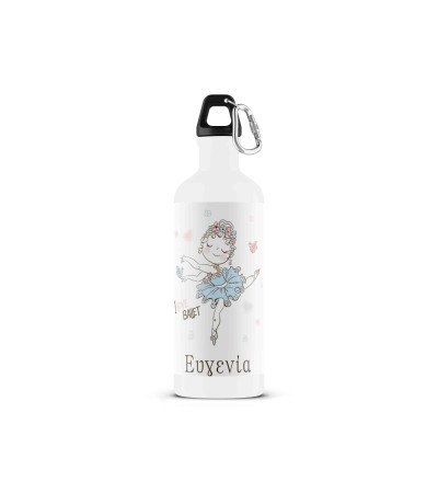 Μεταλλικό Μπουκάλι 500ml I love Ballet