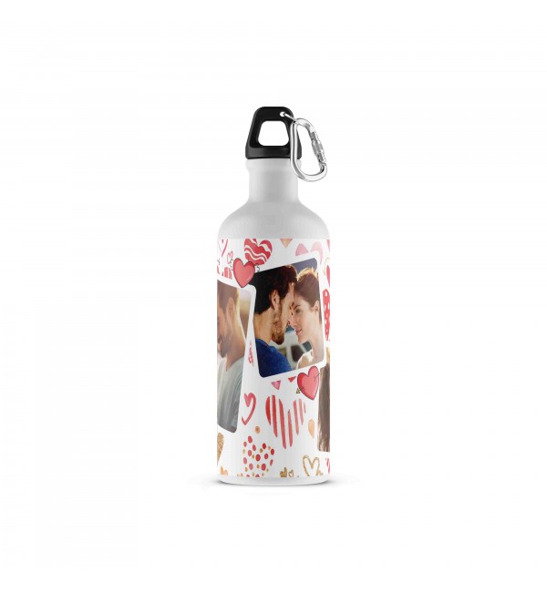 Μεταλλικό Μπουκάλι 500ml Photo Collage LOVE