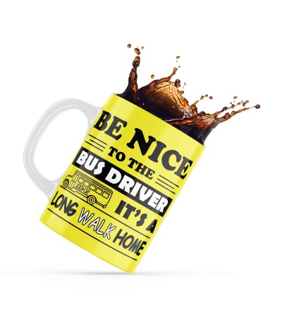 Κεραμική κούπα 330ml δώρο για τον Oδηγό Σχολικού Be Nice To The Bus Driver Κεραμική κούπα 330ml δώρο για τον Oδηγό Σχολικού Be Nice To The Bus Driver