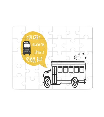 Χάρτινο Puzzle 27X20cm Για τον Οδηγό Σχολικού You Can't Scare Me Χάρτινο Puzzle 27X20cm Για τον Οδηγό Σχολικού You Can't Scare Me