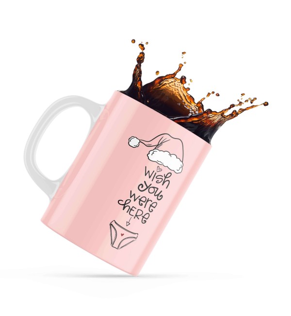 Κεραμική Κούπα Merry Christmas 330ml για ερωτευμένους Wish You Were Here Κεραμική Κούπα Merry Christmas 330ml για ερωτευμένους Wish You Were Here