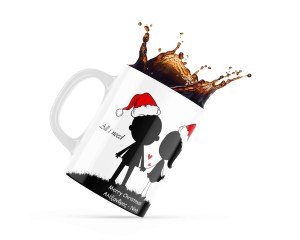 Κεραμική Κούπα Merry Christmas 330ml για ερωτευμένους All i Need Is Your Love