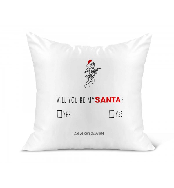 Λινό Μαξιλάρι 40Χ40cm Για Ερωτευμένους Merry Christmas Be My Valentine Λινό Μαξιλάρι 40Χ40cm Για Ερωτευμένους Merry Christmas Be My Valentine