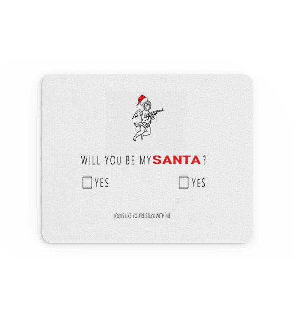 Υφασμάτινο Mouse Pad 18X23cm Merry Christmas Be My Valentine Υφασμάτινο Mouse Pad 18X23cm Merry Christmas Be My Valentine