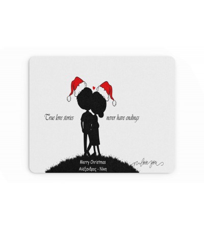 Υφασμάτινο Mouse Pad 18X23cm Merry Christmas True Stories