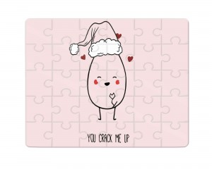 Χάρτινο Puzzle 27X20cm Merry Christmas You Crack Me Up