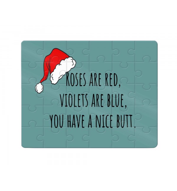 Χάρτινο Puzzle 27X20cm Merry Christmas Nice Butt Χάρτινο Puzzle 27X20cm Merry Christmas Nice Butt