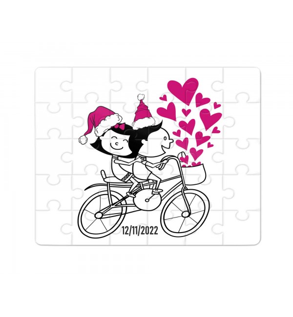 Χάρτινο Puzzle 27X20cm Merry Christmas Date