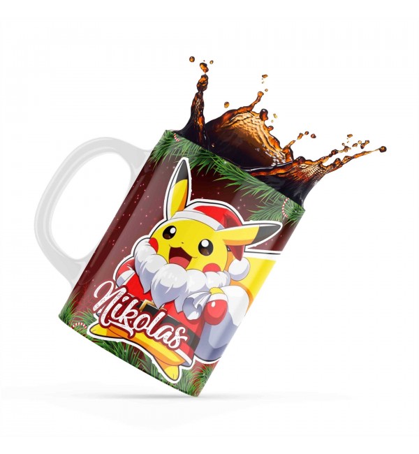 Κεραμική κούπα 330ml Δώρο Για Παιδιά Με Προσθήκη Φωτογραφίας Merry Christmas Picatsou more