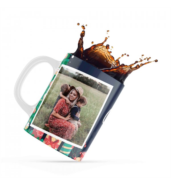 Κεραμική κούπα 330ml Δώρο Για Παιδιά Με Προσθήκη Φωτογραφίας Merry Christmas Lumens