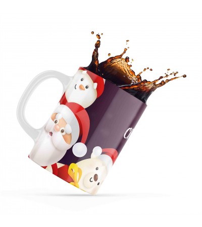 Κεραμική κούπα δ΄ 330ml Merry Christmas Elfs Κεραμική κούπα δ΄ 330ml Merry Christmas Elfs