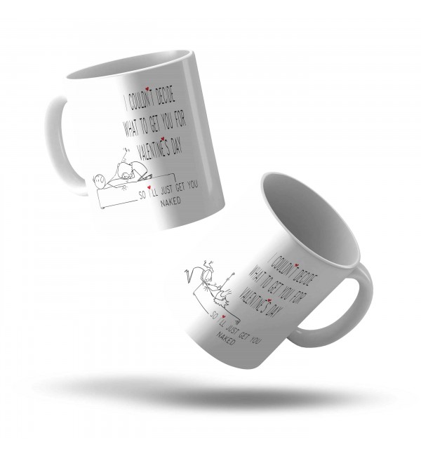 Σέτ κεραμικές Κούπες 330ml για Ερωτευμένους Naked