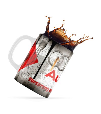 Κεραμική κούπα 330ml Μάρκα Αυτοκινήτου - Μηχανής Audi