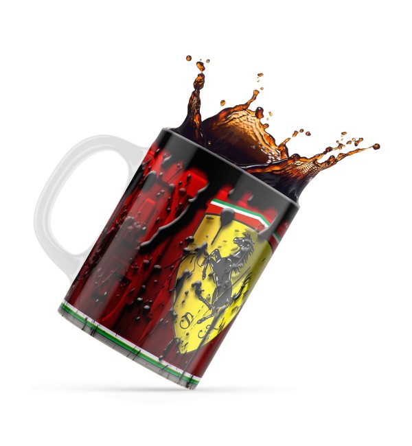 Κεραμική κούπα 330ml Μάρκα Αυτοκινήτου - Μηχανής Ferraro Oil