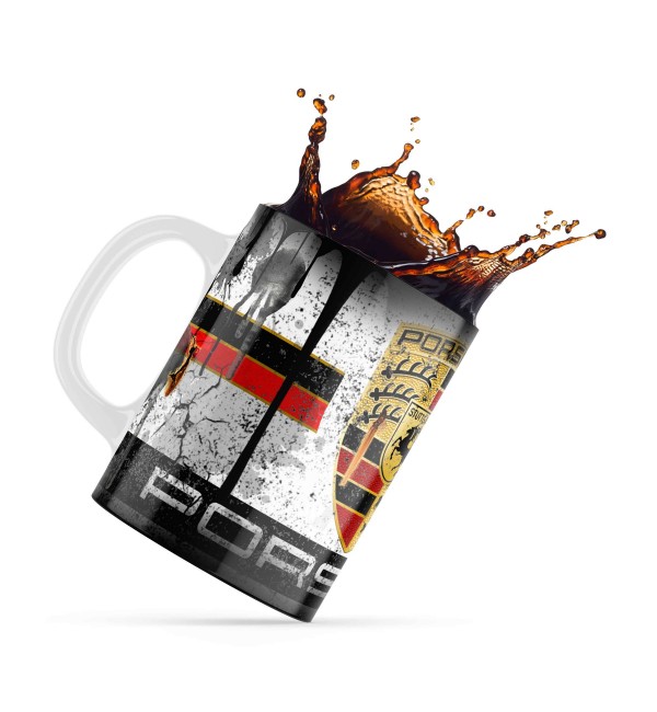 Κεραμική κούπα 330ml Μάρκα Αυτοκινήτου - Μηχανής Porsche