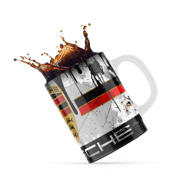 Κεραμική κούπα 330ml Μάρκα Αυτοκινήτου - Μηχανής Porsche