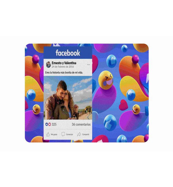 Υφασμάτινο Mouse Pad 18X23cm social media facebook Υφασμάτινο Mouse Pad 18X23cm social media facebook