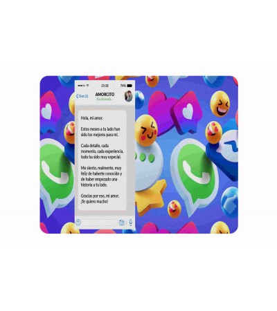 Υφασμάτινο Mouse Pad 18X23cm social media messenger