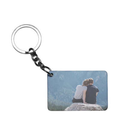 Πλαστικό Εκτυπώσιμο Μπρελόκ 6,5Χ4,5cm Για ερωτευμένους με φωτογραφία