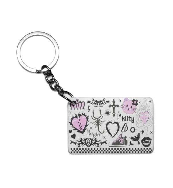 Πλαστικό Εκτυπώσιμο Μπρελόκ 6,5Χ4,5cm Teenagers