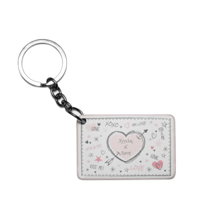 Πλαστικό Εκτυπώσιμο Μπρελόκ 6,5Χ4,5cm My Heart Πλαστικό Εκτυπώσιμο Μπρελόκ 6,5Χ4,5cm My Heart