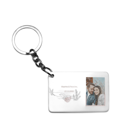 Πλαστικό Εκτυπώσιμο Μπρελόκ 6,5Χ4,5cm Love Me Πλαστικό Εκτυπώσιμο Μπρελόκ 6,5Χ4,5cm Love Me