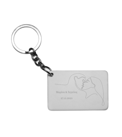 Πλαστικό Εκτυπώσιμο Μπρελόκ 6,5Χ4,5cm Line series Πλαστικό Εκτυπώσιμο Μπρελόκ 6,5Χ4,5cm Line series