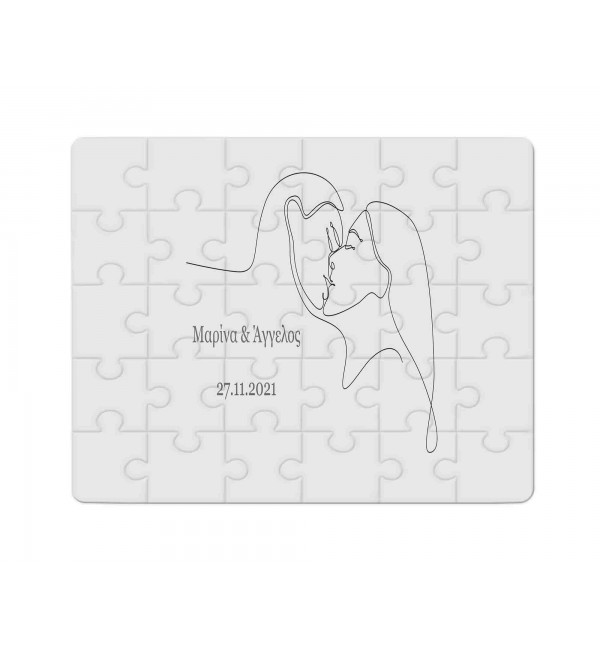 Χάρτινο Puzzle 27X20cm 35κομ Line Love