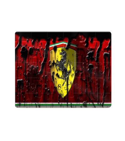 Χάρτινο Puzzle 27X20cm Mάρκα Ferrari Oil 35κομ