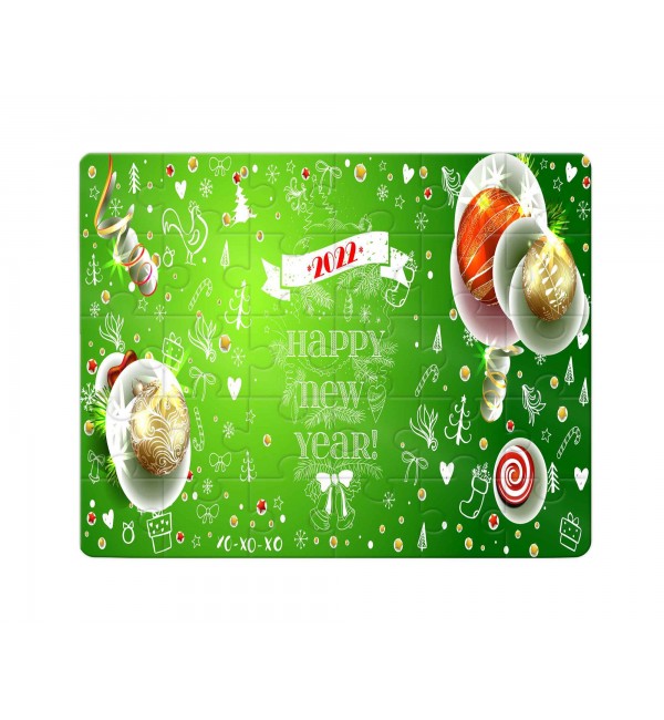 Χάρτινο Puzzle 27X20cm Merry Christmas New Year 35κομ