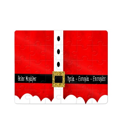 Χάρτινο Puzzle 27X20cm Merry Christmas Red Elf 35κομ Χάρτινο Puzzle 27X20cm Merry Christmas Red Elf 35κομ